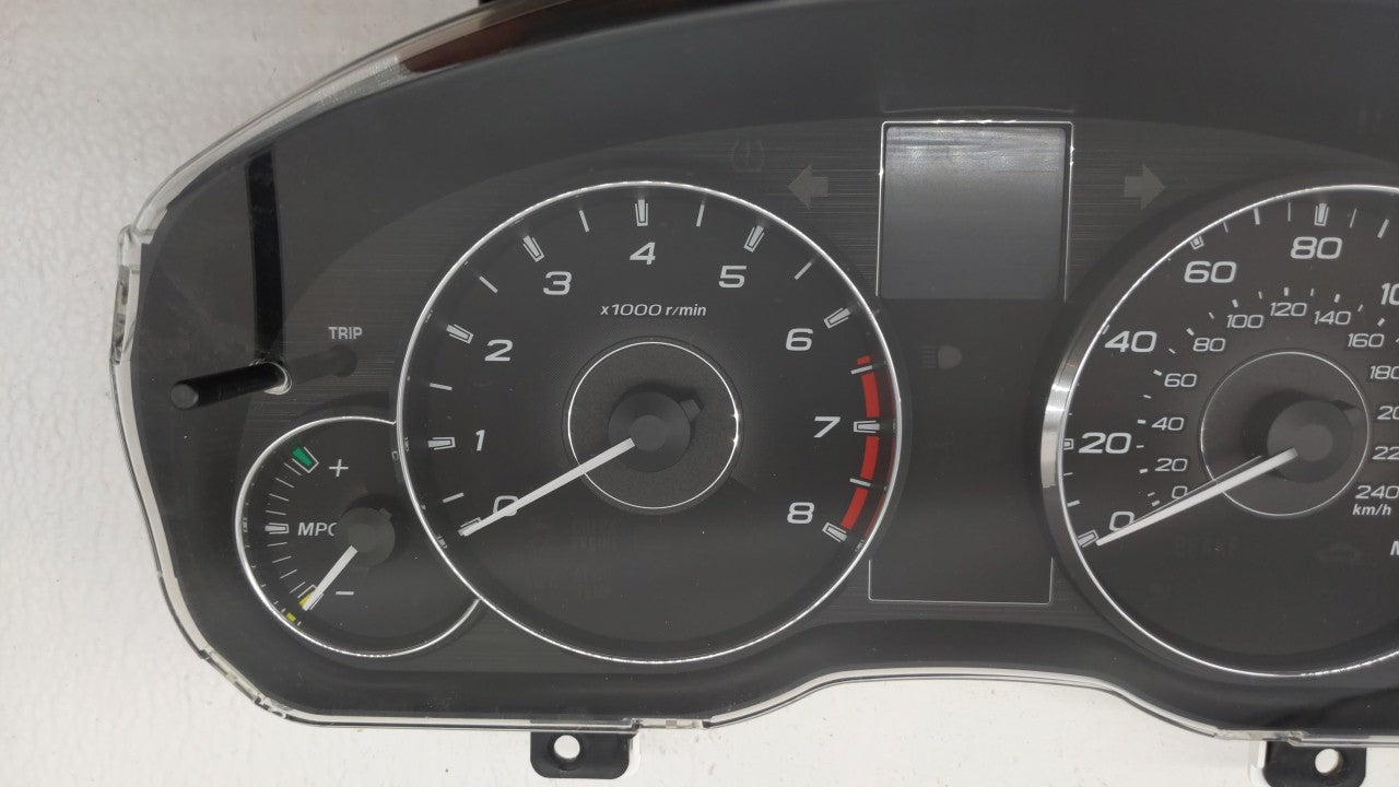 2012 Subaru Legacy Instrument Cluster Speedometer Gauges P/N:85003AJ61A Fits OEM Used Auto Parts - Oemusedautoparts1.com