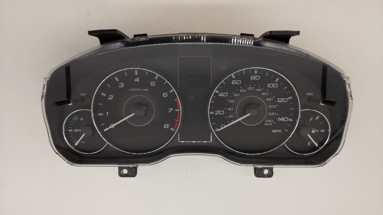 2012 Subaru Legacy Instrument Cluster Speedometer Gauges P/N:85003AJ61A Fits OEM Used Auto Parts - Oemusedautoparts1.com
