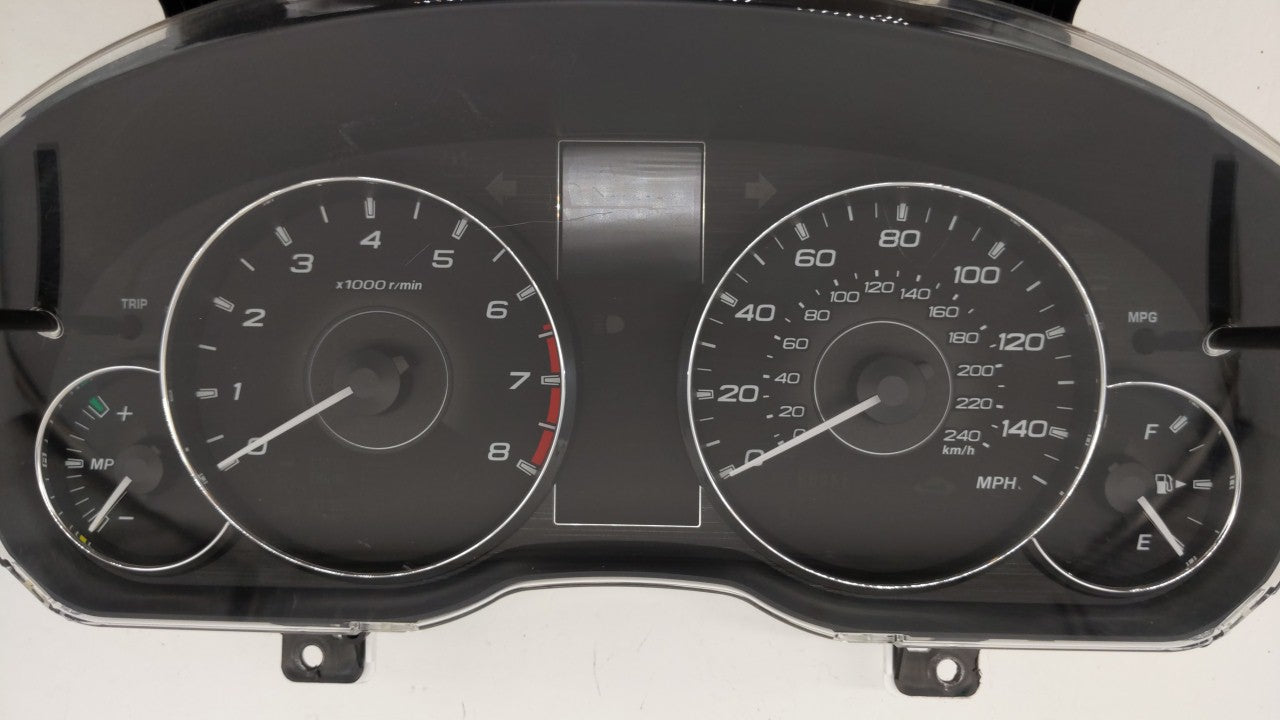 2012 Subaru Legacy Instrument Cluster Speedometer Gauges P/N:85003AJ61A Fits OEM Used Auto Parts - Oemusedautoparts1.com