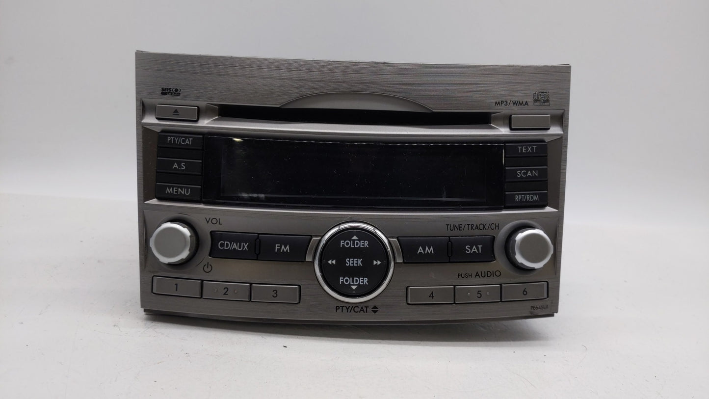 2010-2012 Subaru Legacy Am Fm Cd Player Radio Receiver - Oemusedautoparts1.com