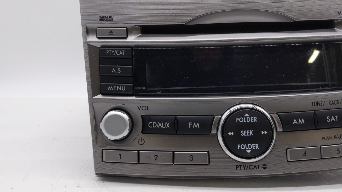 2010-2012 Subaru Legacy Am Fm Cd Player Radio Receiver - Oemusedautoparts1.com