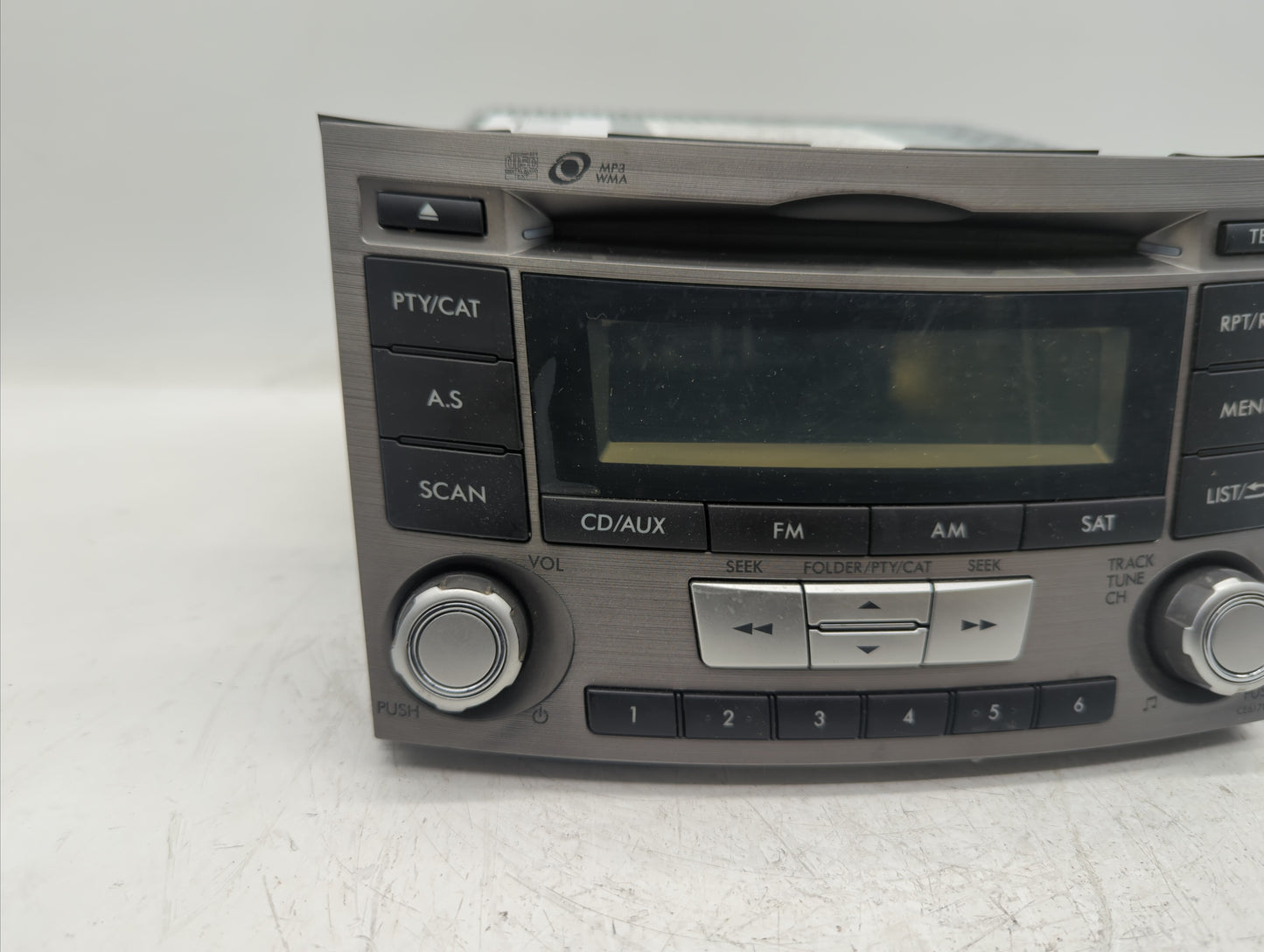 2012-2014 Subaru Legacy Radio AM FM Cd Player Receiver Replacement P/N:86201AJ61A Fits Fits 2012 2013 2014 OEM Used Auto Par