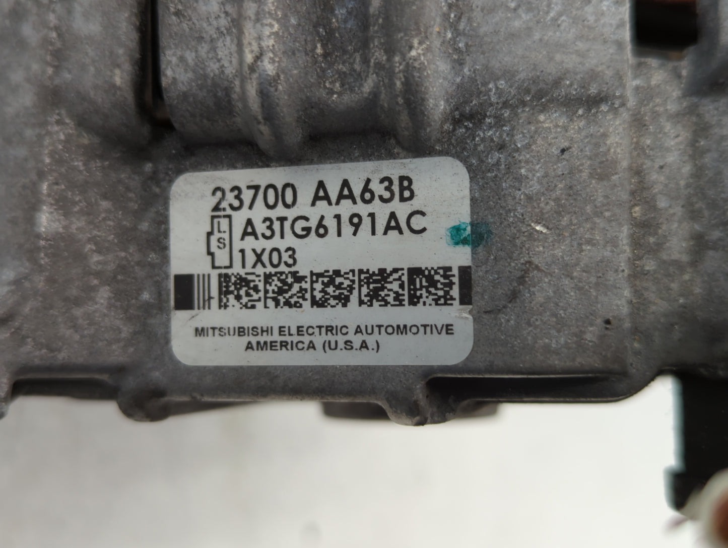 2010-2012 Subaru Legacy Alternator Replacement Generator Charging Assembly Engine OEM P/N:23700 AA63A 23700 AA63B Fits OEM U