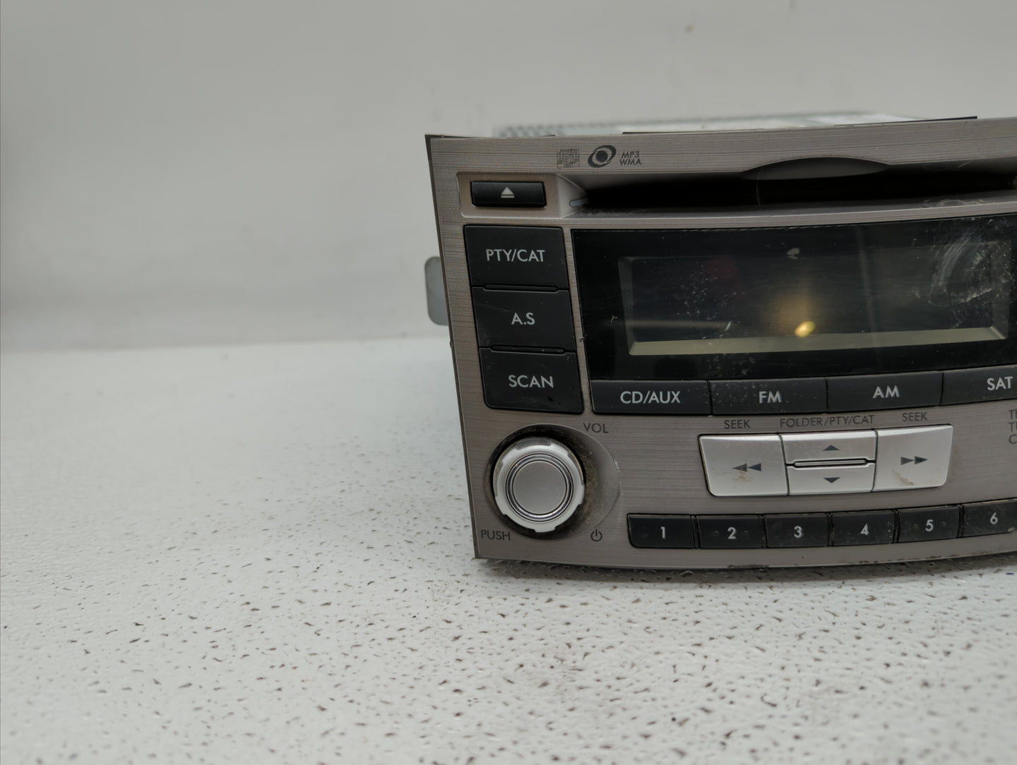 2012-2014 Subaru Legacy Radio AM FM Cd Player Receiver Replacement P/N:86201AJ61A Fits Fits 2012 2013 2014 OEM Used Auto Par