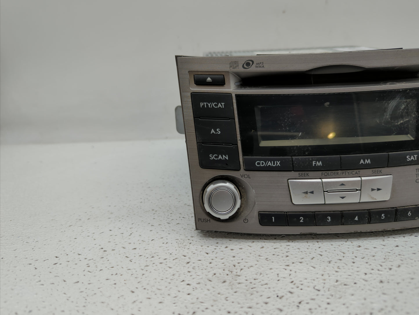 2012-2014 Subaru Legacy Radio AM FM Cd Player Receiver Replacement P/N:86201AJ61A Fits Fits 2012 2013 2014 OEM Used Auto Par