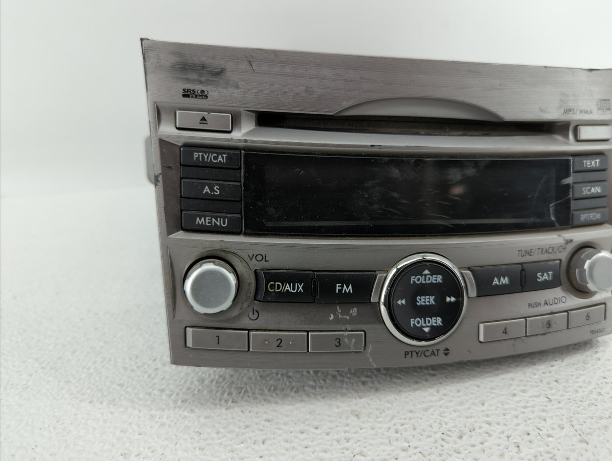 2010-2012 Subaru Legacy Am Fm Cd Player Radio Receiver 345459 - Oemusedautoparts1.com