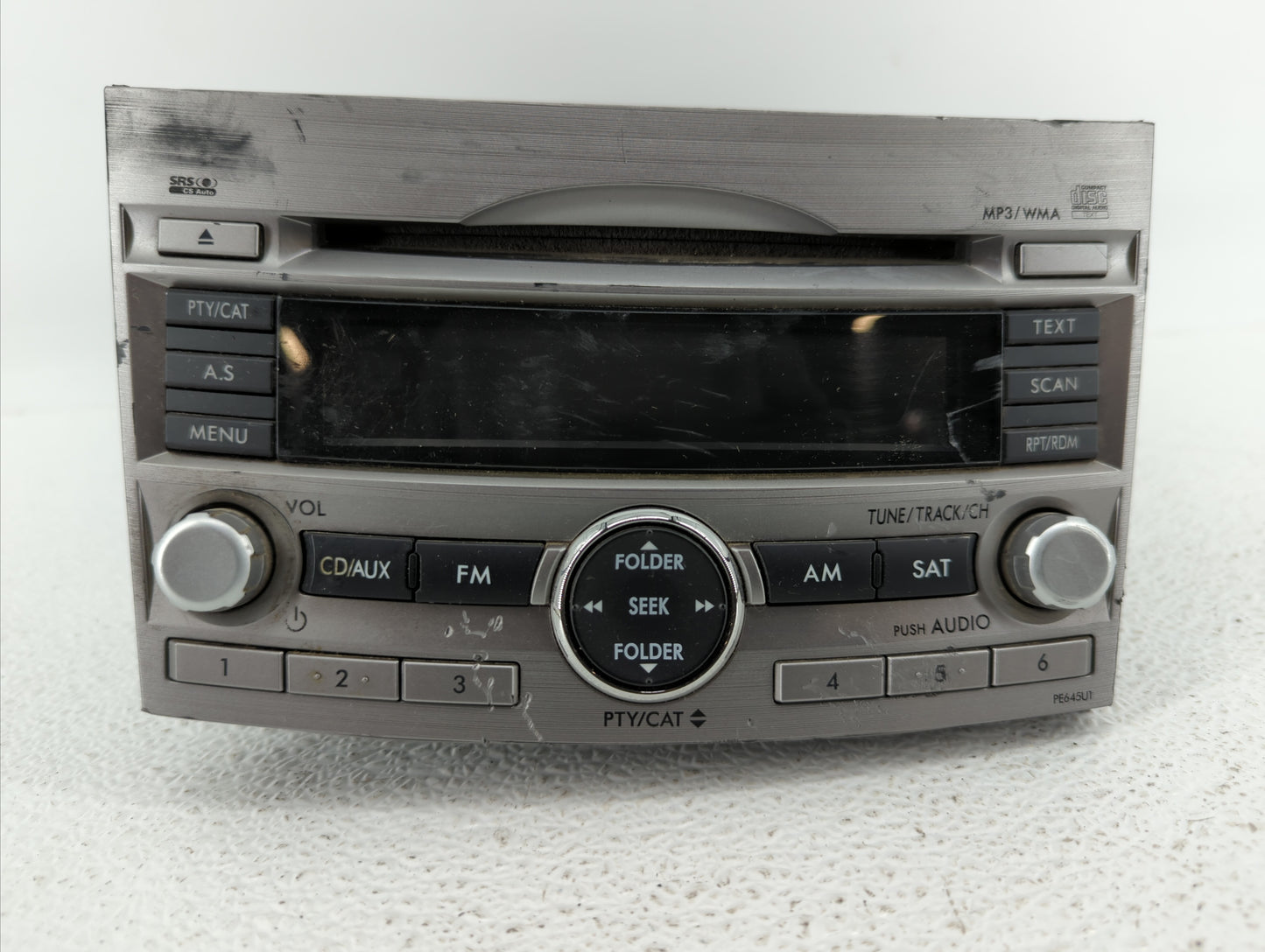2010-2012 Subaru Legacy Am Fm Cd Player Radio Receiver - Oemusedautoparts1.com