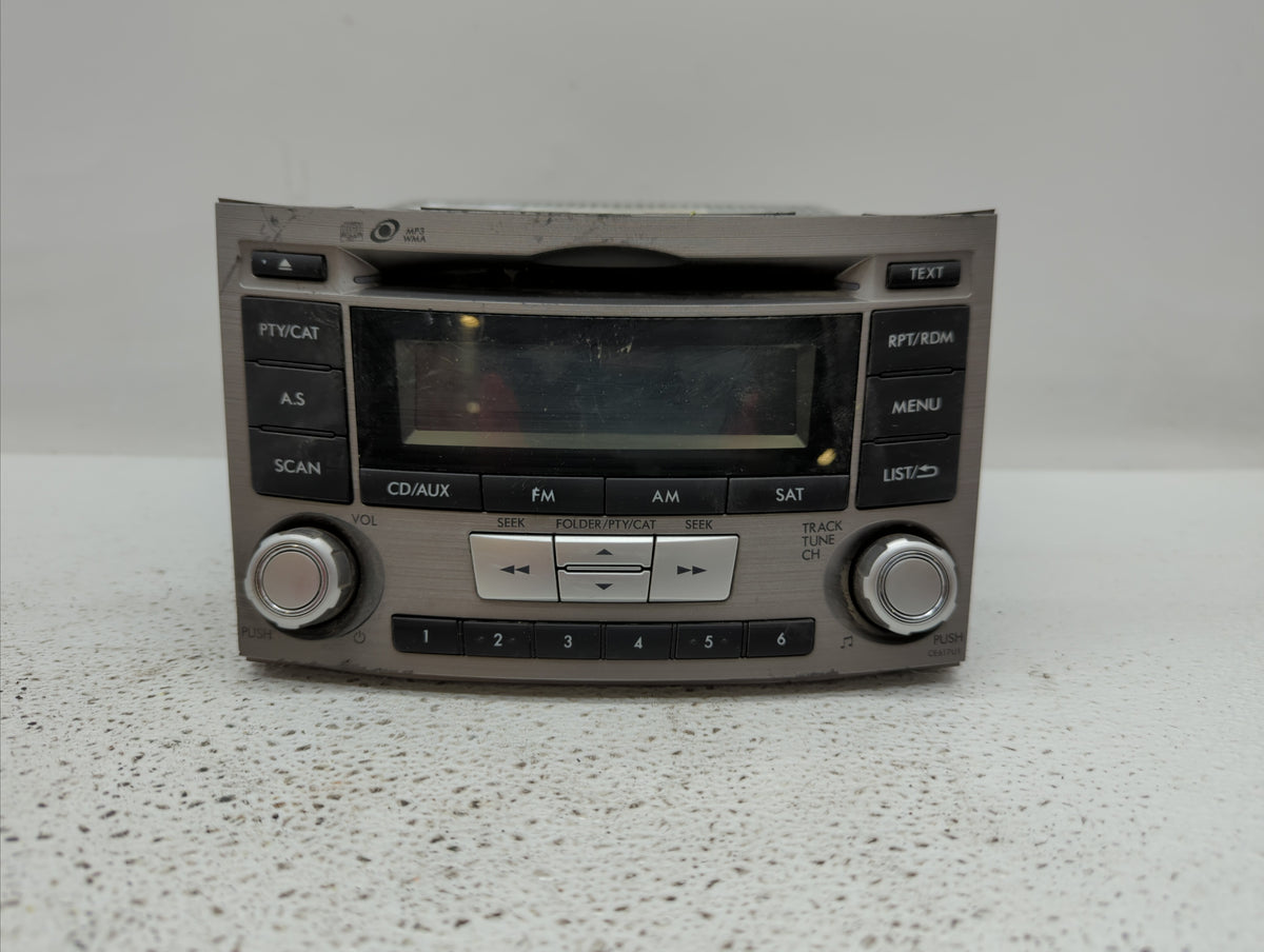 2012-2014 Subaru Legacy Am Fm Cd Player Radio Receiver 346957 - Oemusedautoparts1.com