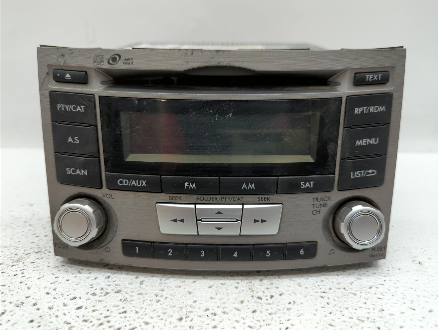 2012-2014 Subaru Legacy Am Fm Cd Player Radio Receiver - Oemusedautoparts1.com