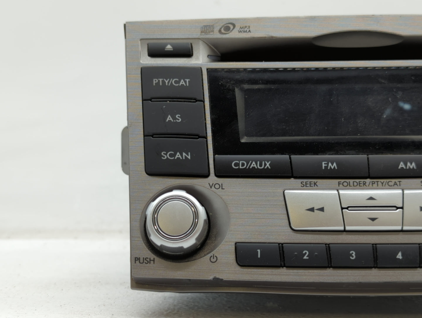 2012-2014 Subaru Legacy Radio AM FM Cd Player Receiver Replacement P/N:86201AJ61A Fits Fits 2012 2013 2014 OEM Used Auto Par