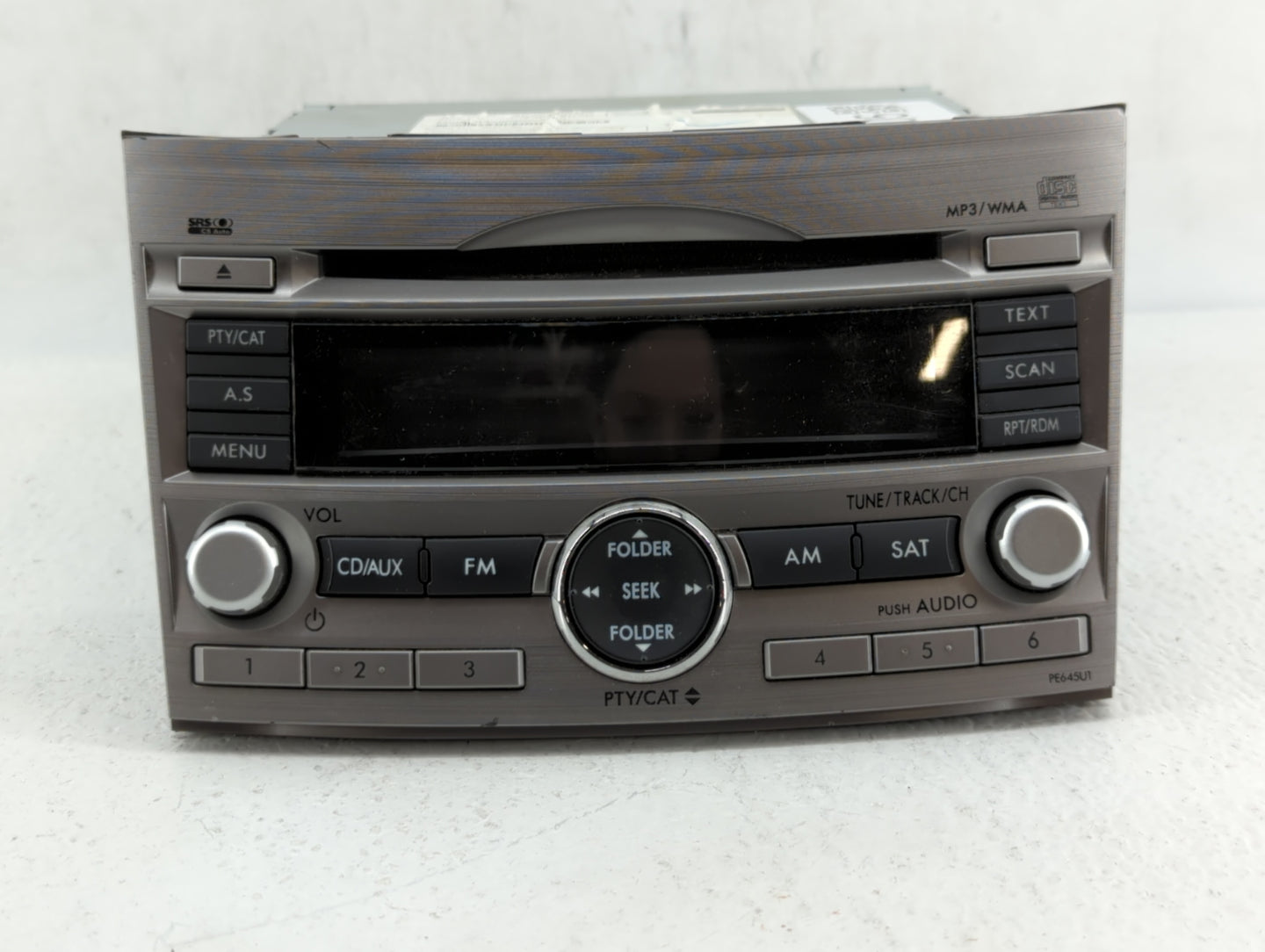 2010-2012 Subaru Legacy Am Fm Cd Player Radio Receiver - Oemusedautoparts1.com