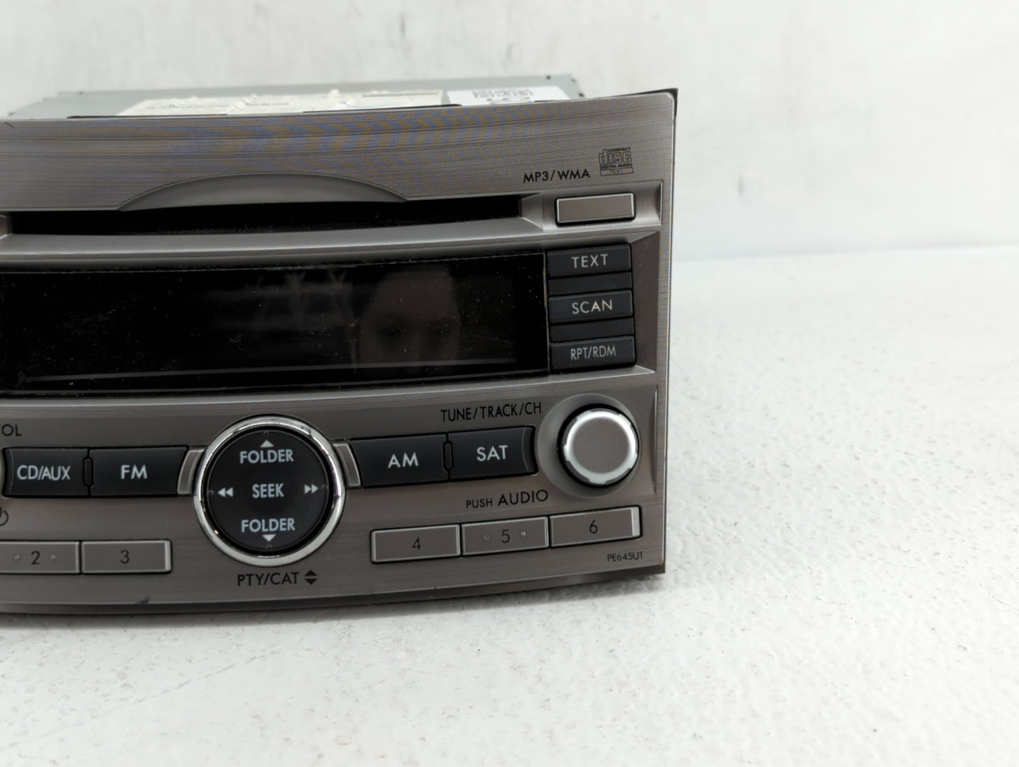 2010-2012 Subaru Legacy Am Fm Cd Player Radio Receiver - Oemusedautoparts1.com