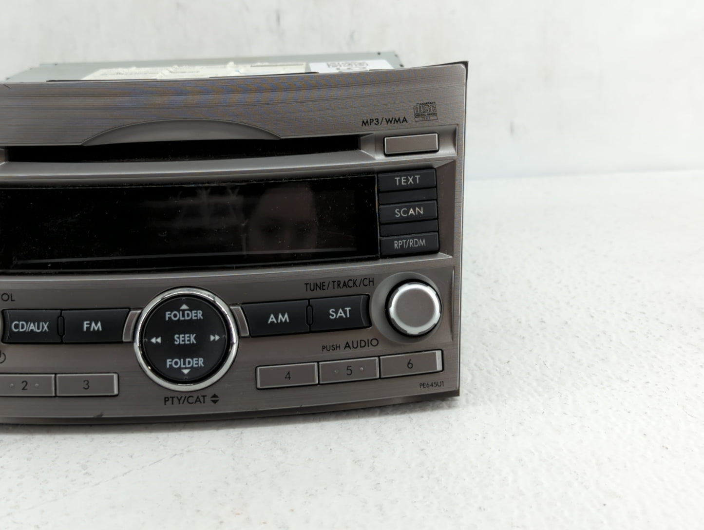2010-2012 Subaru Legacy Am Fm Cd Player Radio Receiver - Oemusedautoparts1.com