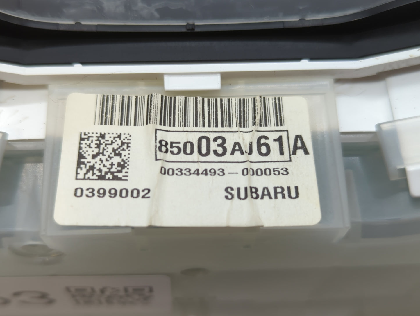 2012 Subaru Legacy Instrument Cluster Speedometer Gauges P/N:85003AJ61A Fits OEM Used Auto Parts - Oemusedautoparts1.com