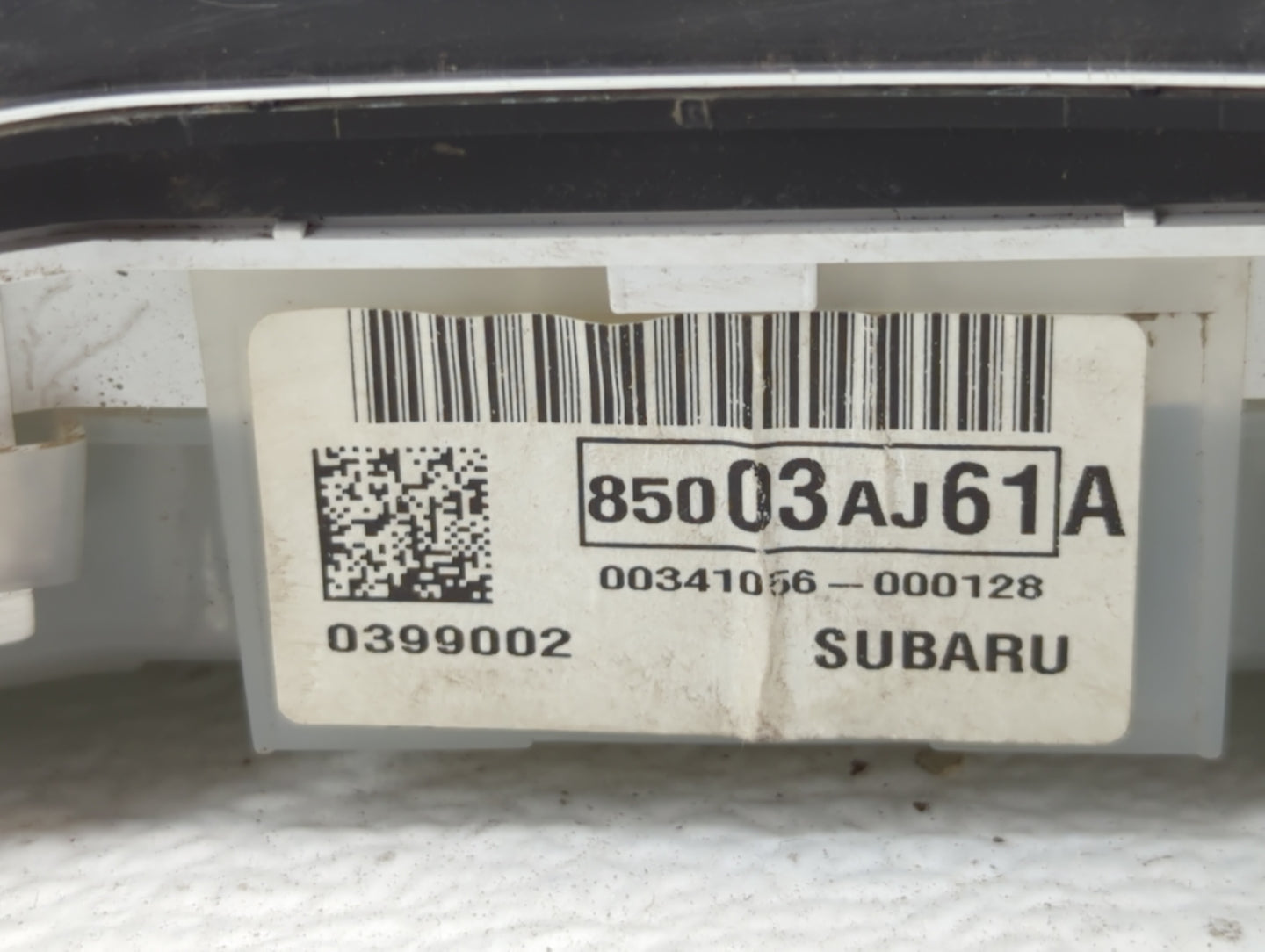 2012 Subaru Legacy Instrument Cluster Speedometer Gauges P/N:85003AJ61A Fits OEM Used Auto Parts - Oemusedautoparts1.com