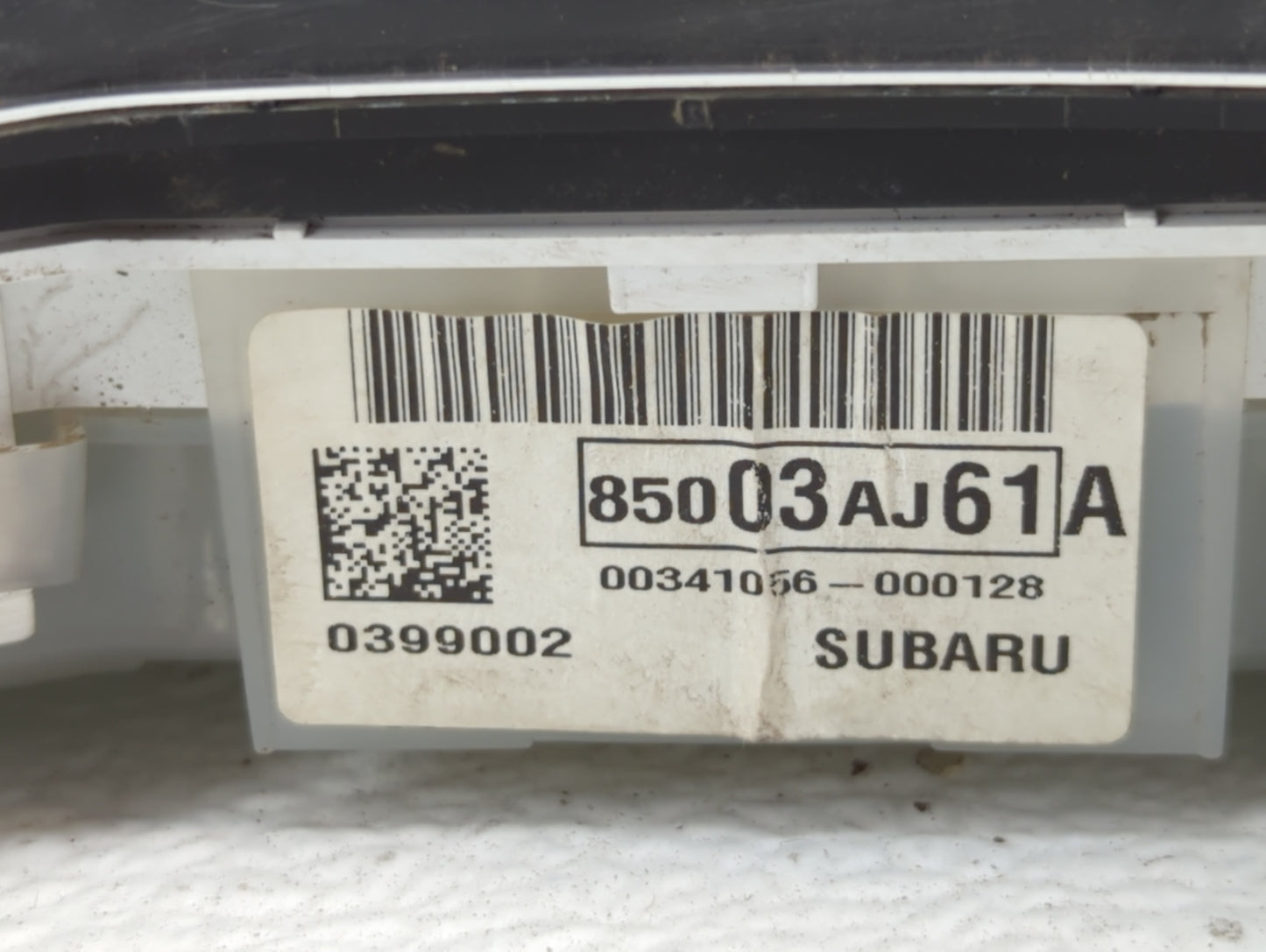 2012 Subaru Legacy Instrument Cluster Speedometer Gauges P/N:85003AJ61A Fits OEM Used Auto Parts - Oemusedautoparts1.com
