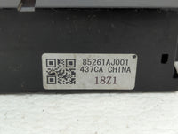 2012 Subaru Legacy Digitial Dash Clock P/N:85261AJ001 Fits OEM Used Auto Parts - Oemusedautoparts1.com