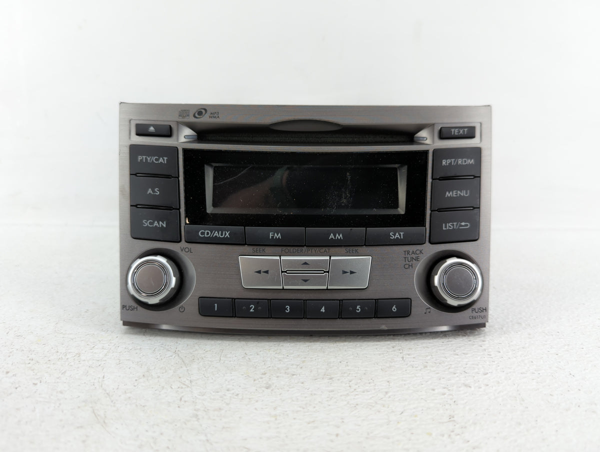 2012-2014 Subaru Legacy Am Fm Cd Player Radio Receiver 425145 - Oemusedautoparts1.com