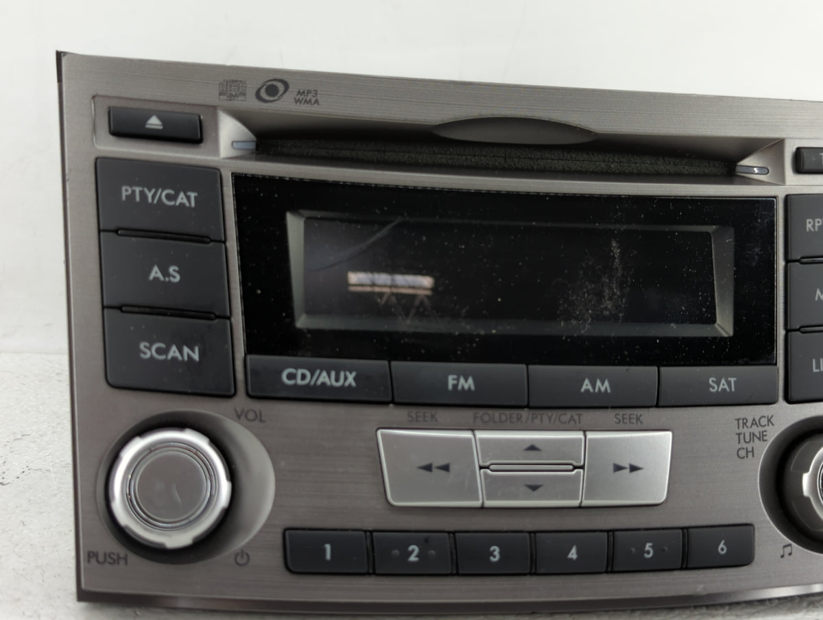 2012-2014 Subaru Legacy Am Fm Cd Player Radio Receiver 425145 - Oemusedautoparts1.com