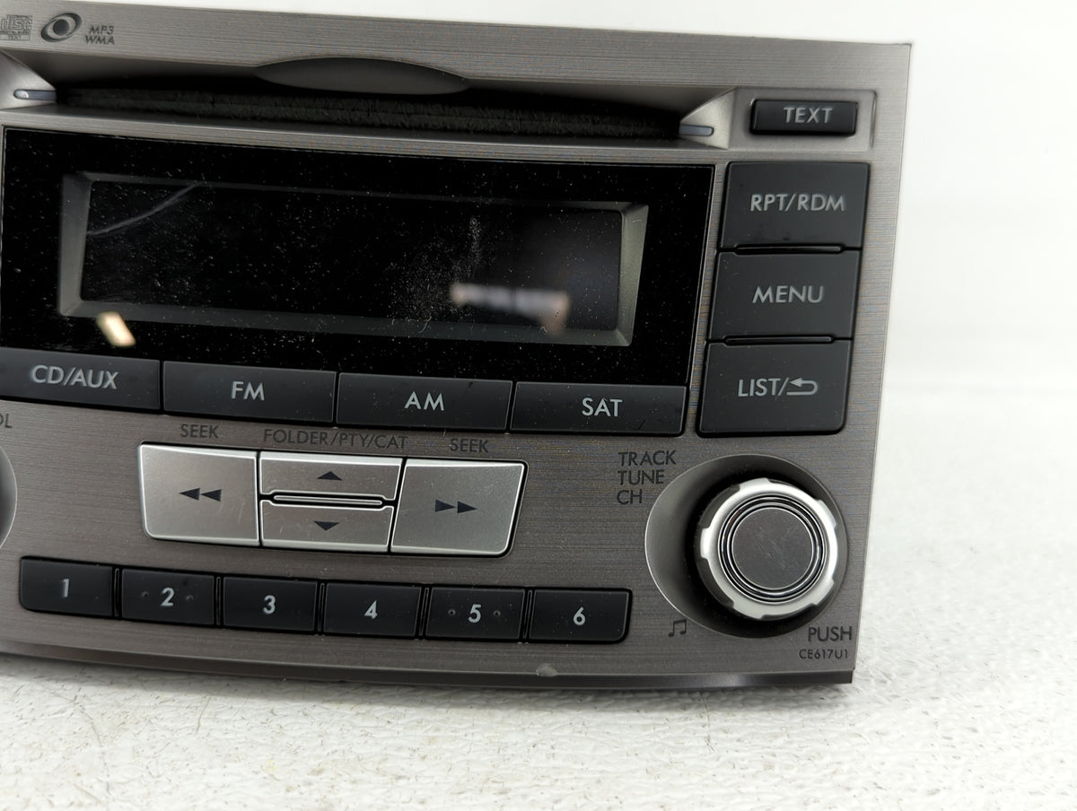 2012-2014 Subaru Legacy Am Fm Cd Player Radio Receiver 425145 - Oemusedautoparts1.com