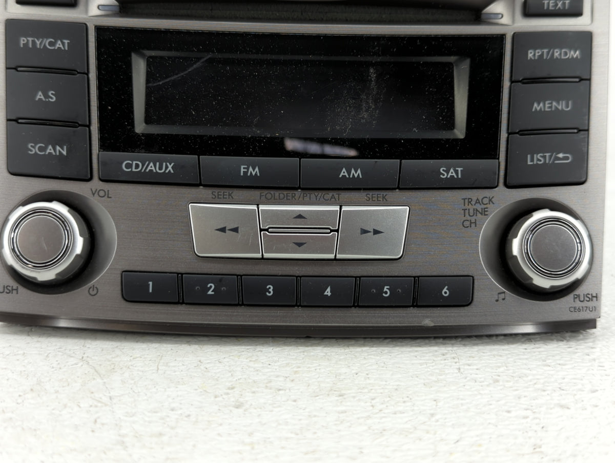2012-2014 Subaru Legacy Am Fm Cd Player Radio Receiver 425145 - Oemusedautoparts1.com
