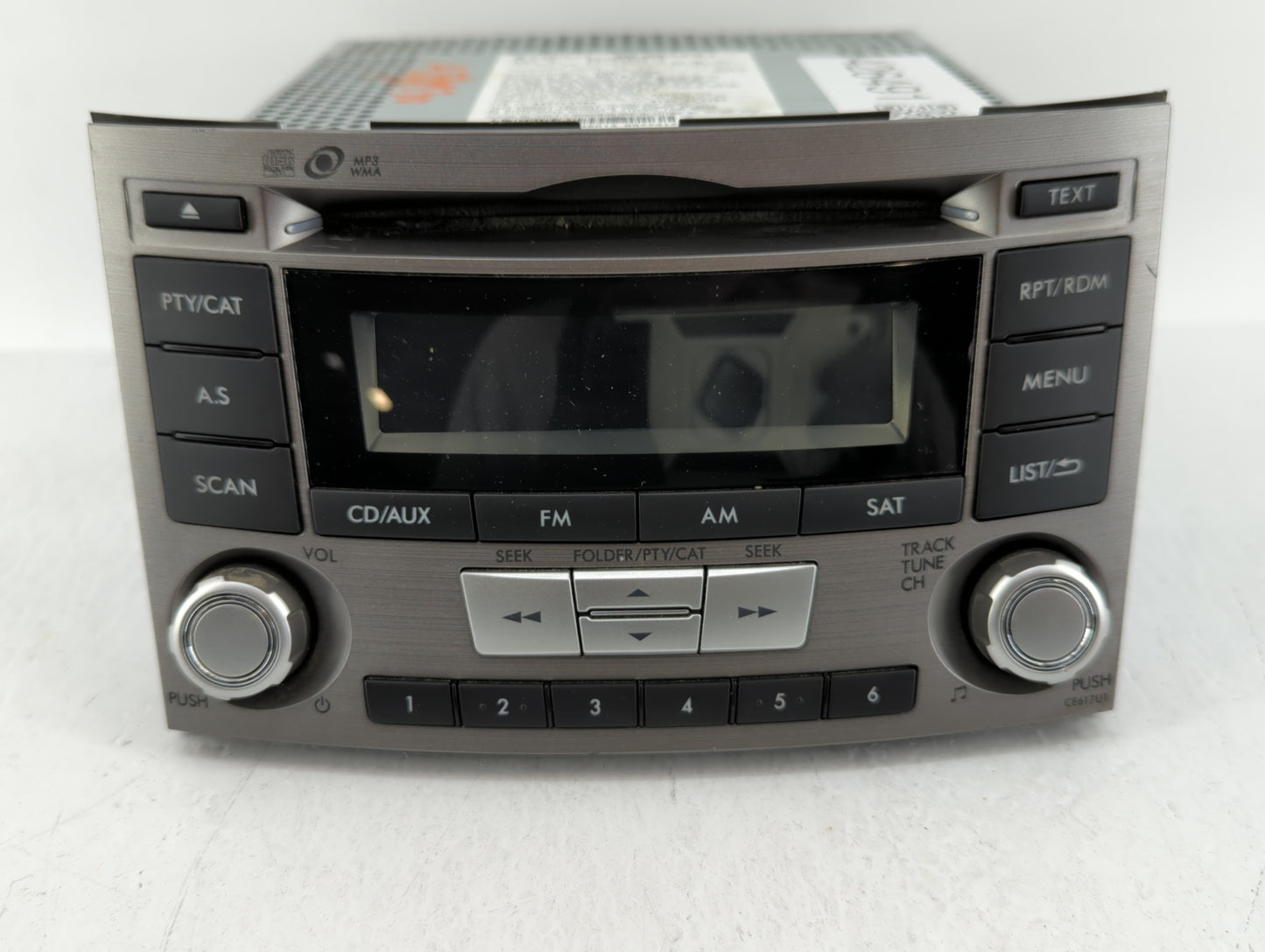 2012-2014 Subaru Legacy Am Fm Cd Player Radio Receiver - Oemusedautoparts1.com