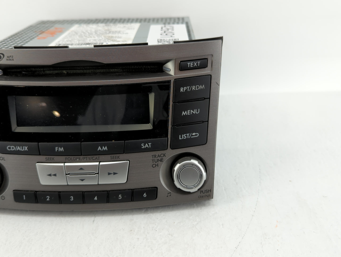 2012-2014 Subaru Legacy Am Fm Cd Player Radio Receiver - Oemusedautoparts1.com