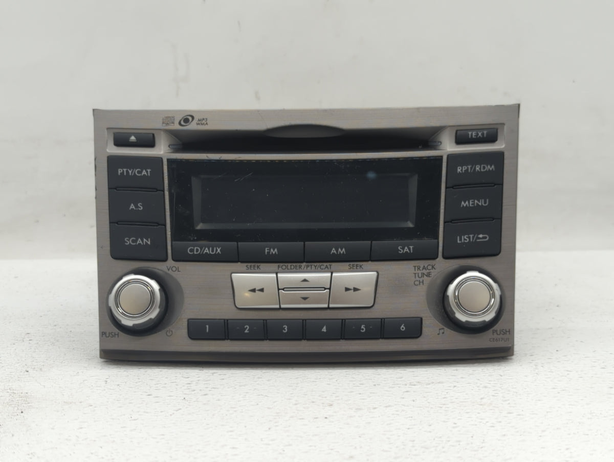 2012-2014 Subaru Legacy Am Fm Cd Player Radio Receiver 440239 - Oemusedautoparts1.com
