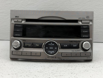 2010-2012 Subaru Legacy Am Fm Cd Player Radio Receiver - Oemusedautoparts1.com