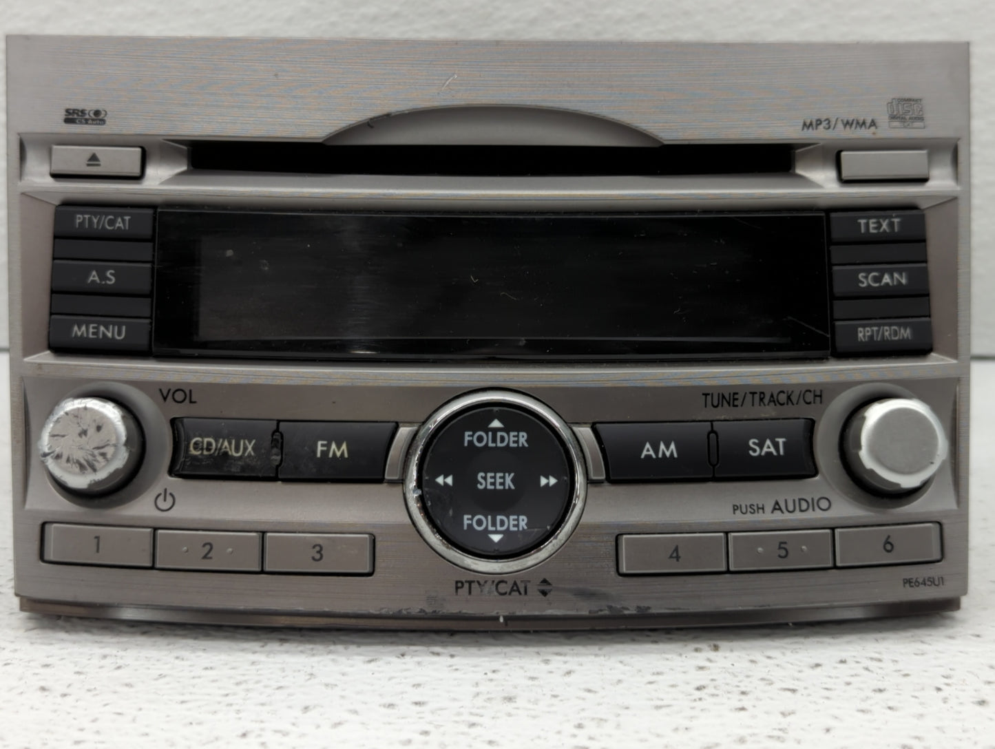 2010-2012 Subaru Legacy Am Fm Cd Player Radio Receiver - Oemusedautoparts1.com