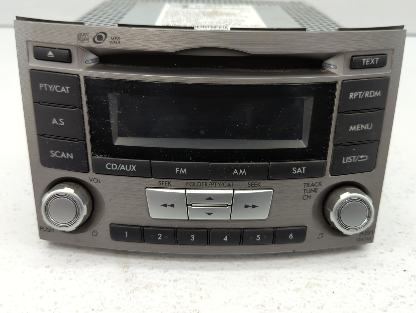 2012-2014 Subaru Legacy Am Fm Cd Player Radio Receiver - Oemusedautoparts1.com