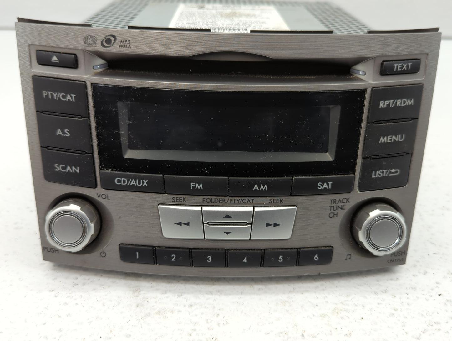2012-2014 Subaru Legacy Am Fm Cd Player Radio Receiver - Oemusedautoparts1.com