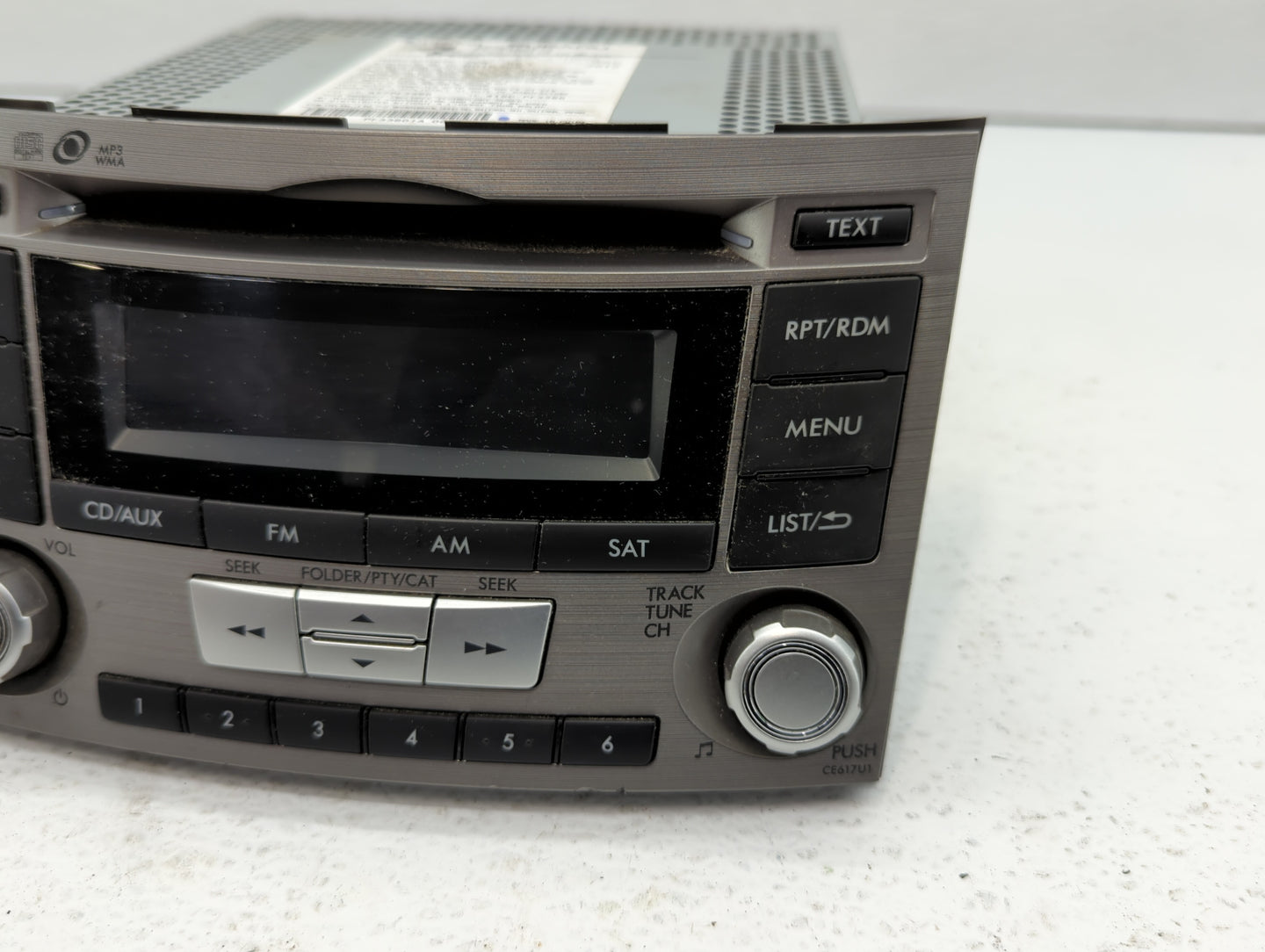 2012-2014 Subaru Legacy Am Fm Cd Player Radio Receiver - Oemusedautoparts1.com