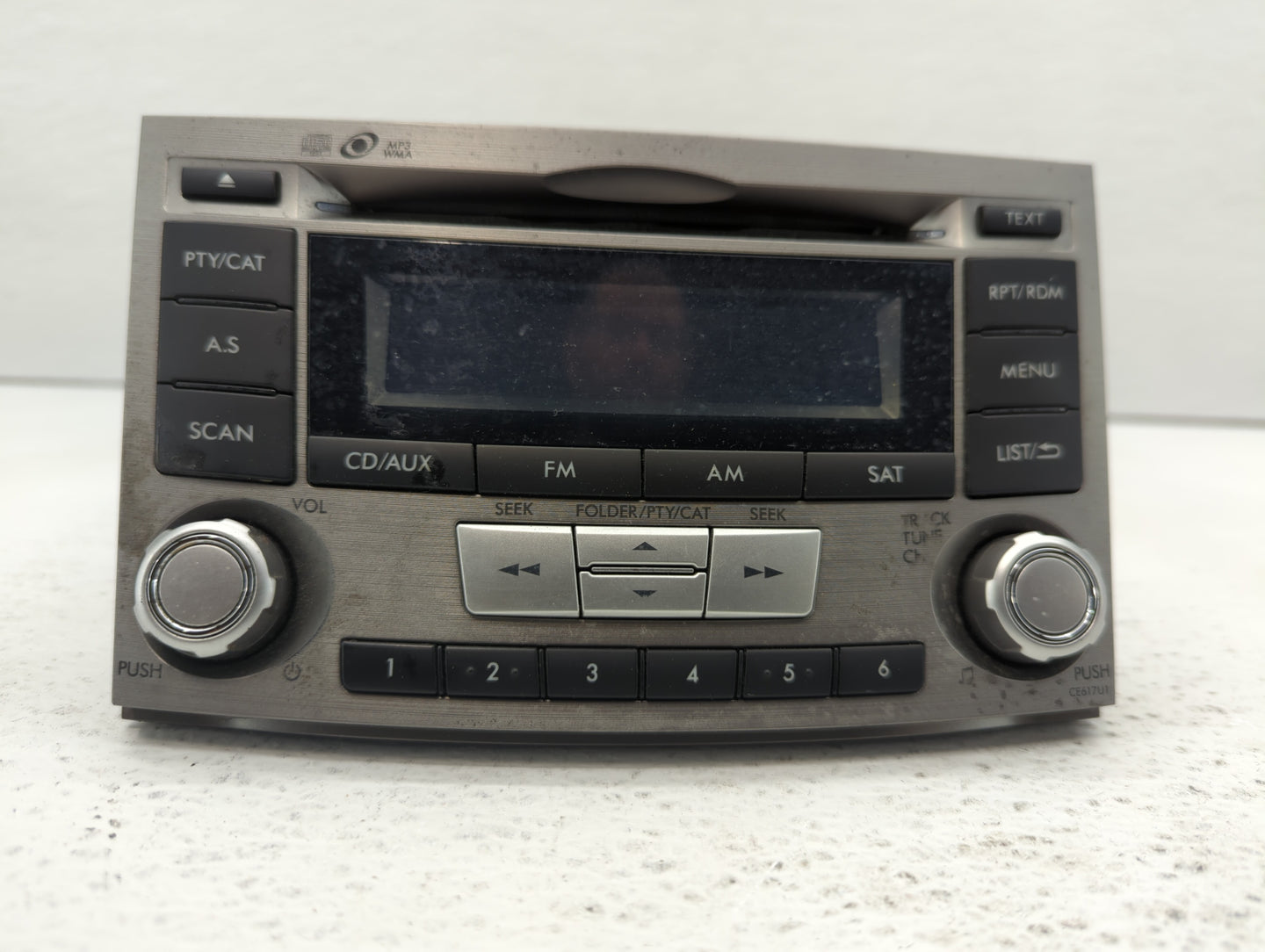 2012-2014 Subaru Legacy Radio AM FM Cd Player Receiver Replacement P/N:86201AJ61A 86271AJ60B, 86201AJ66A Fits Fits 2012 2013