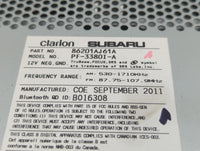 2012-2014 Subaru Legacy Radio AM FM Cd Player Receiver Replacement P/N:86201AJ61A 86271AJ60B, 86201AJ66A Fits Fits 2012 2013