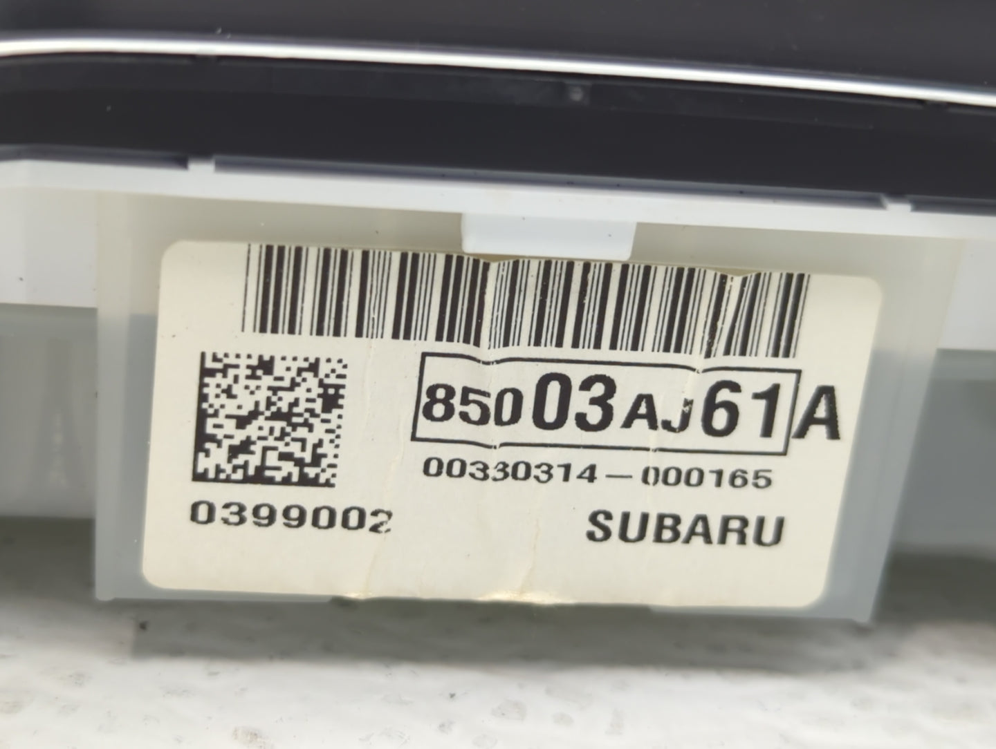 2012 Subaru Legacy Instrument Cluster Speedometer Gauges P/N:85003AJ61A Fits OEM Used Auto Parts - Oemusedautoparts1.com