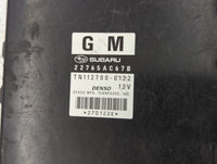 2012 Subaru Legacy PCM Engine Control Computer ECU ECM PCU OEM P/N:22765AC67B Fits OEM Used Auto Parts - Oemusedautoparts1.c