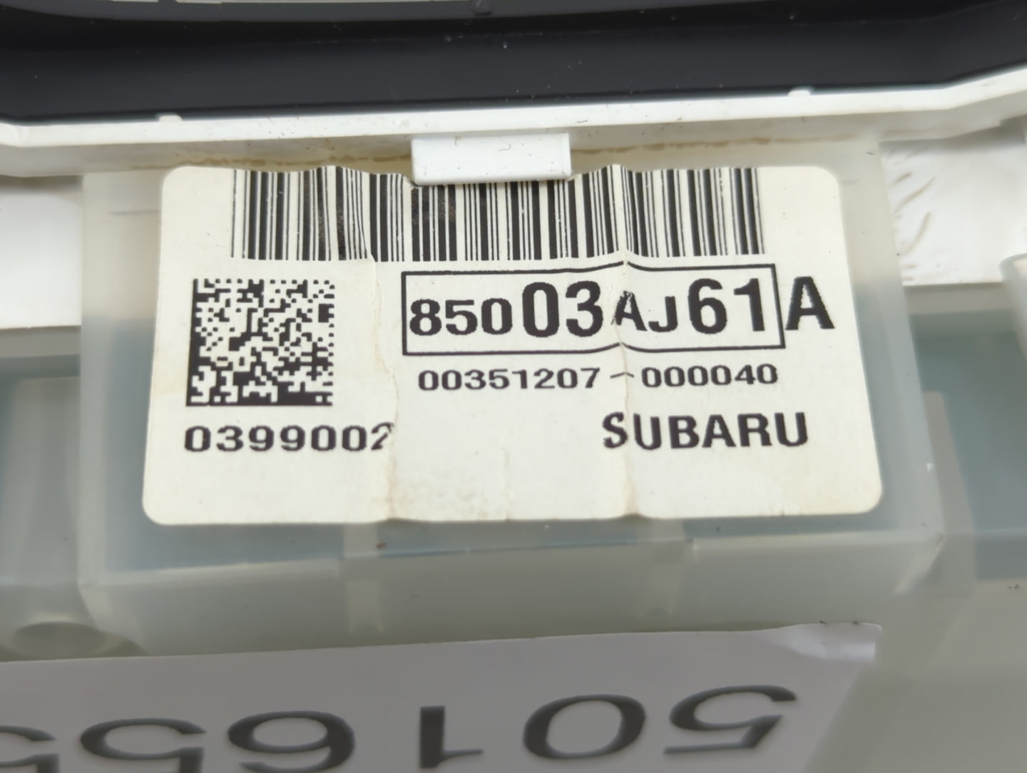 2012 Subaru Legacy Instrument Cluster Speedometer Gauges P/N:85003AJ61A Fits OEM Used Auto Parts - Oemusedautoparts1.com