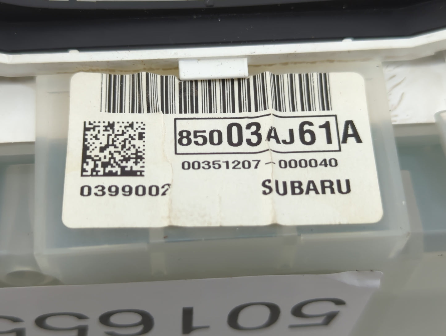 2012 Subaru Legacy Instrument Cluster Speedometer Gauges P/N:85003AJ61A Fits OEM Used Auto Parts - Oemusedautoparts1.com
