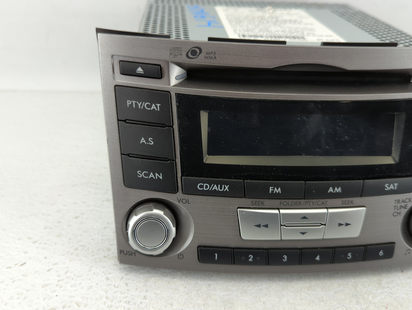 2012-2014 Subaru Legacy Radio AM FM Cd Player Receiver Replacement P/N:86201AJ61A Fits Fits 2012 2013 2014 OEM Used Auto Par