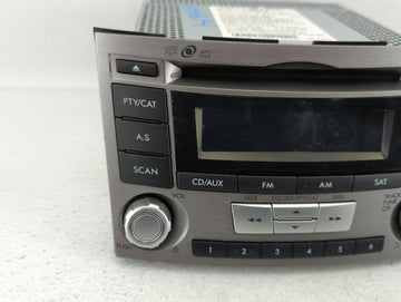 2012-2014 Subaru Legacy Radio AM FM Cd Player Receiver Replacement P/N:86201AJ61A Fits Fits 2012 2013 2014 OEM Used Auto Parts