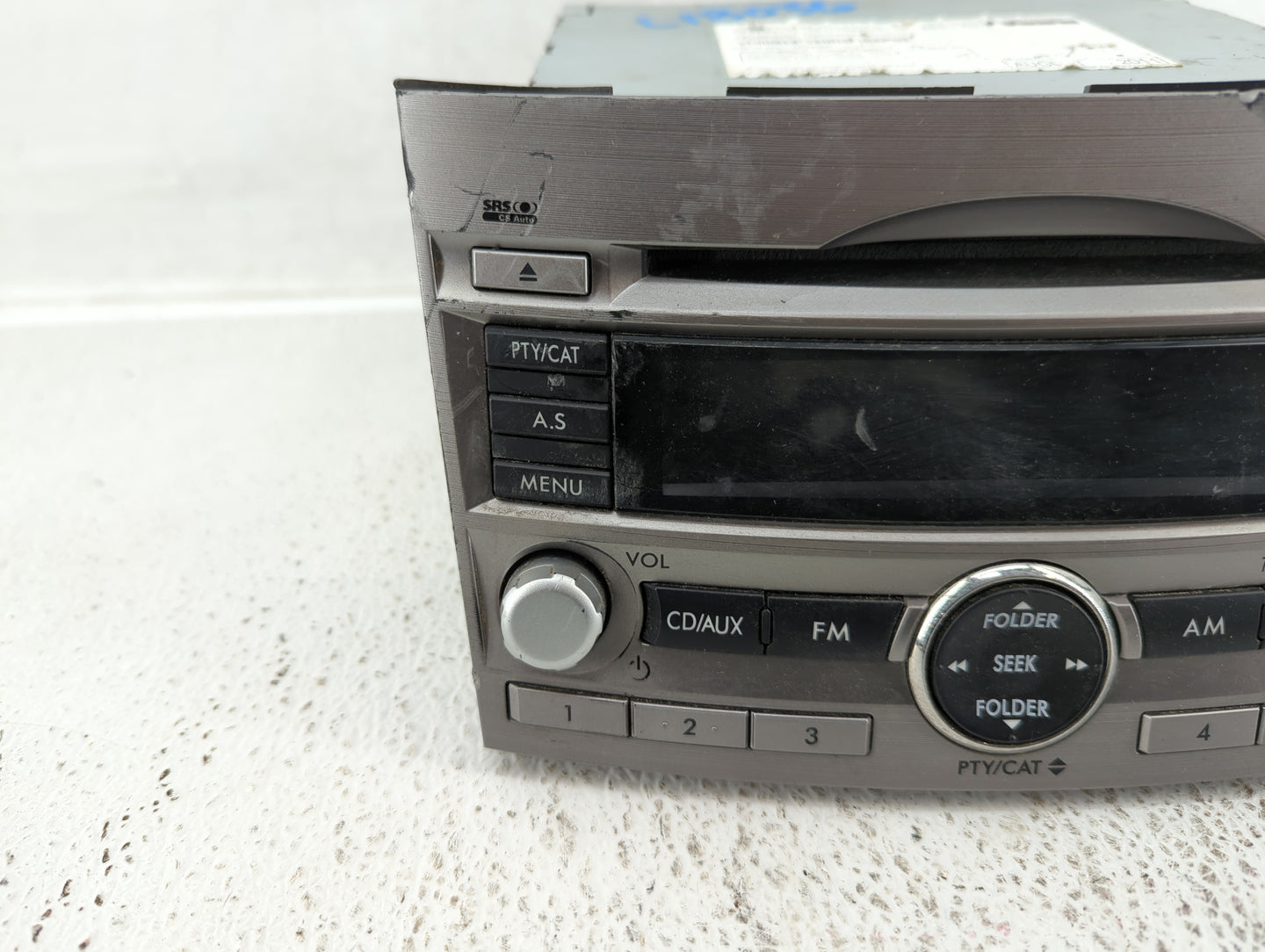 2010-2012 Subaru Legacy Am Fm Cd Player Radio Receiver - Oemusedautoparts1.com