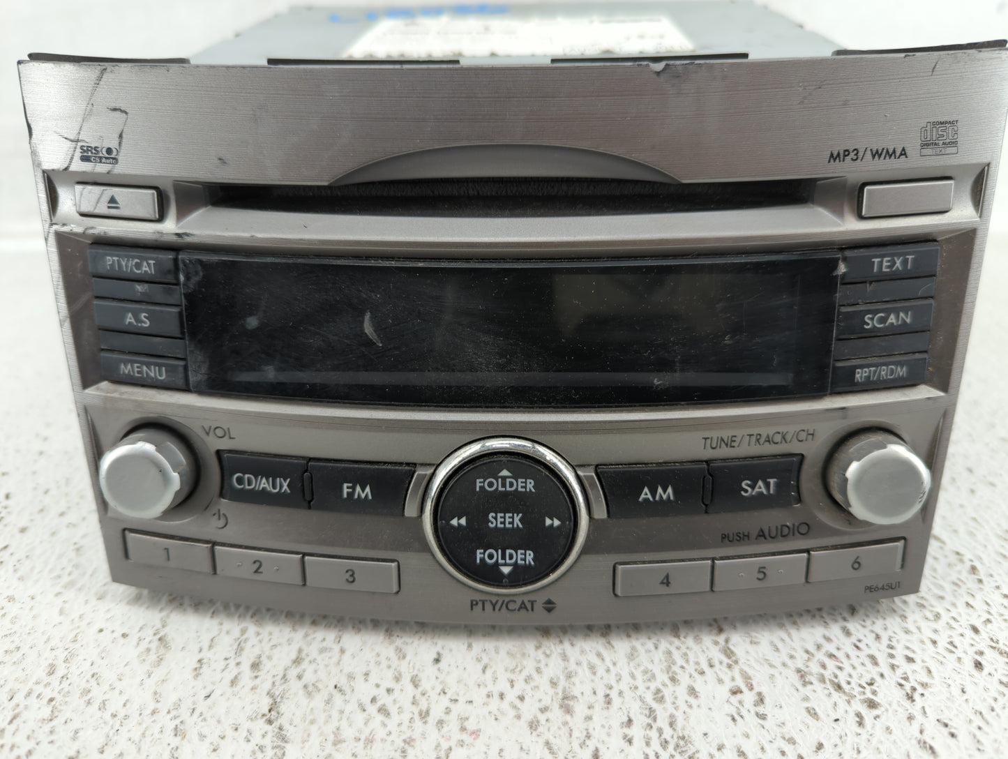 2010-2012 Subaru Legacy Am Fm Cd Player Radio Receiver - Oemusedautoparts1.com