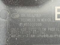 2010-2014 Subaru Legacy Fusebox Fuse Box Panel Relay Module Fits Fits 2010 2011 2012 2013 2014 OEM Used Auto Parts - Oemused