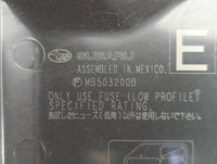 2010-2014 Subaru Legacy Fusebox Fuse Box Panel Relay Module Fits Fits 2010 2011 2012 2013 2014 OEM Used Auto Parts - Oemused