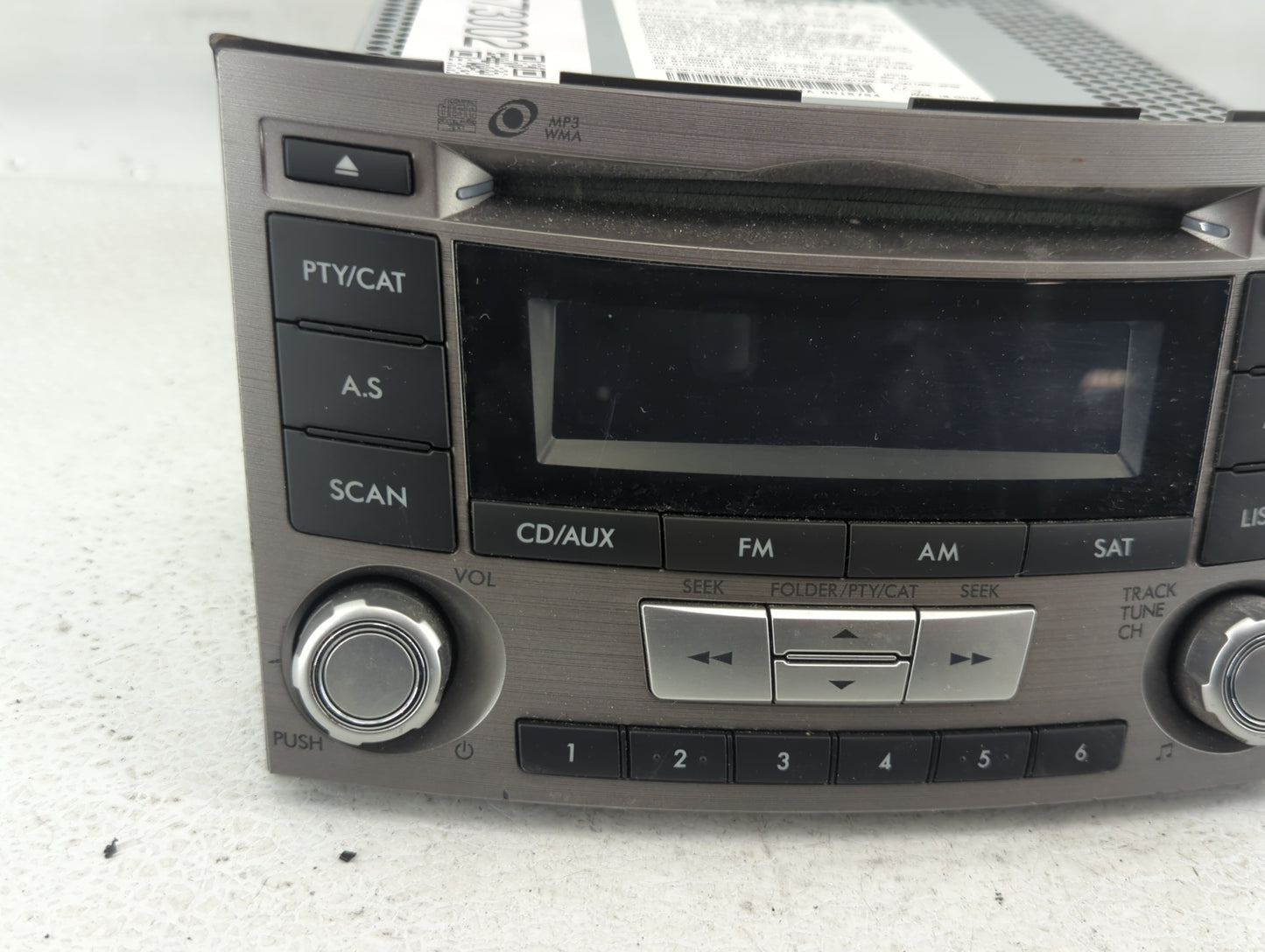2012-2014 Subaru Legacy Am Fm Cd Player Radio Receiver - Oemusedautoparts1.com