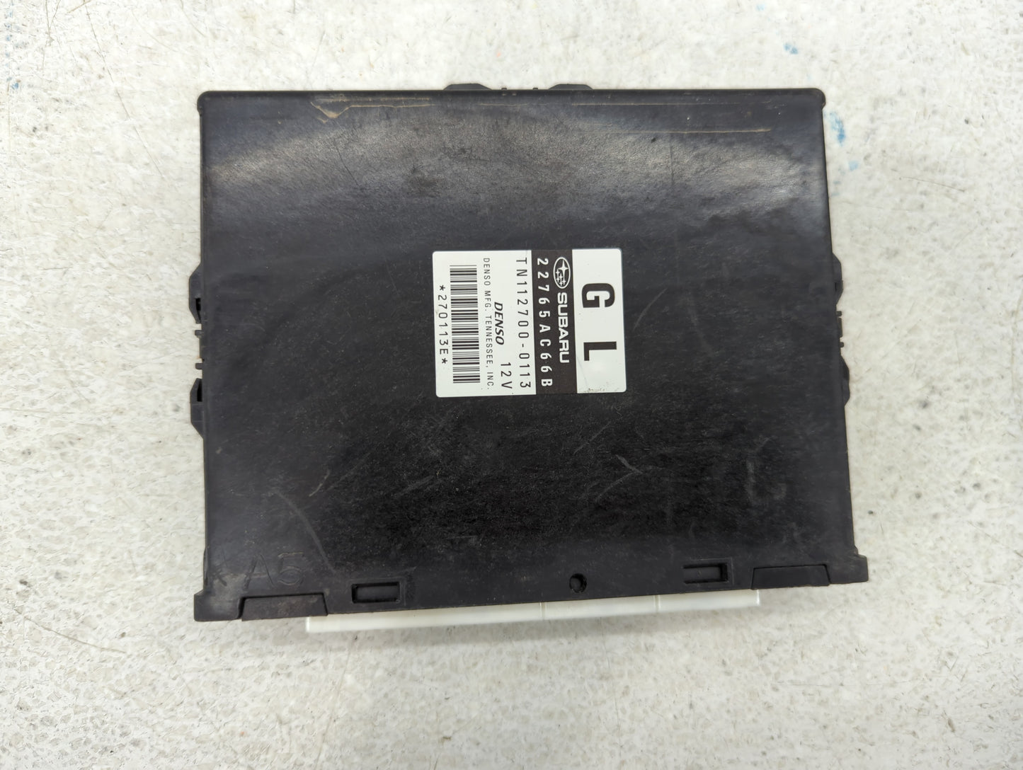 2012 Subaru Legacy PCM Engine Control Computer ECU ECM PCU OEM P/N:TN112700-0113 22765AC66B Fits OEM Used Auto Parts - Oemus