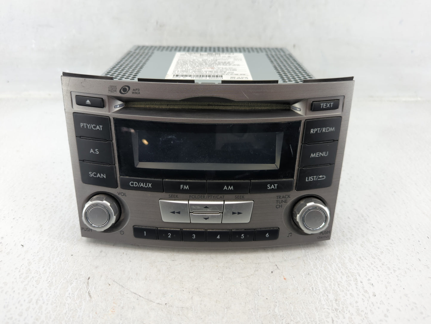 2012-2014 Subaru Legacy Am Fm Cd Player Radio Receiver - Oemusedautoparts1.com