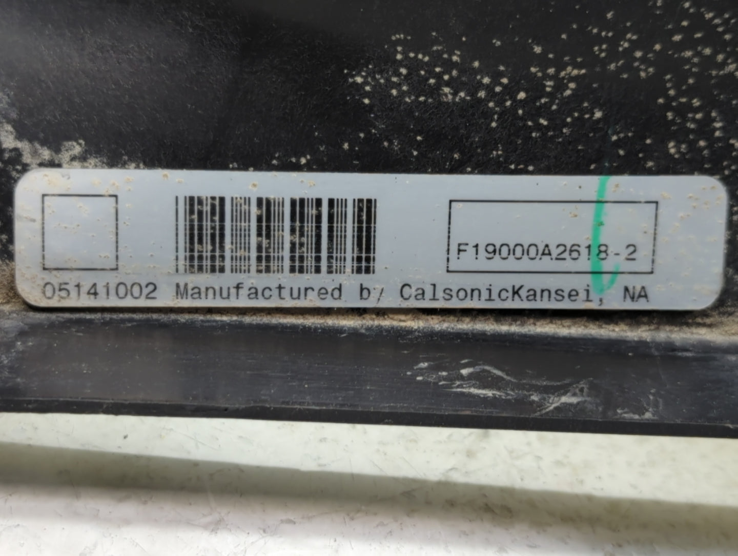 2005-2014 Subaru Legacy Left Radiator Fan Motor Assembly Cream - Oemusedautoparts1.com