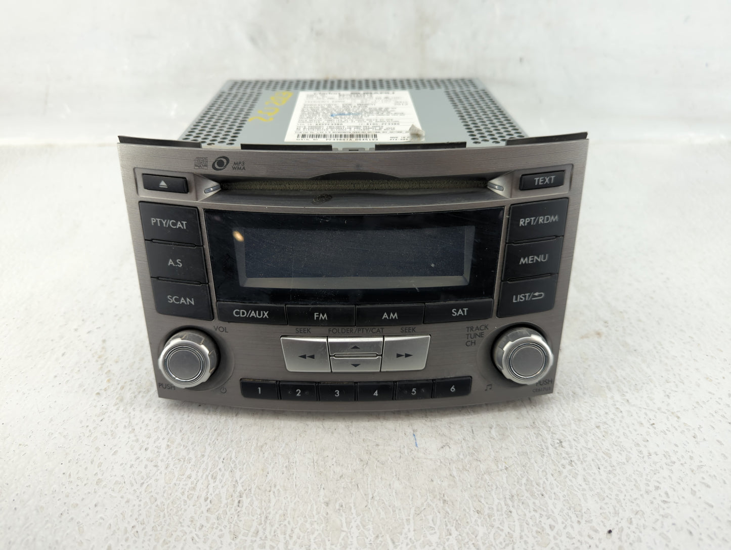 2012-2014 Subaru Legacy Am Fm Cd Player Radio Receiver - Oemusedautoparts1.com